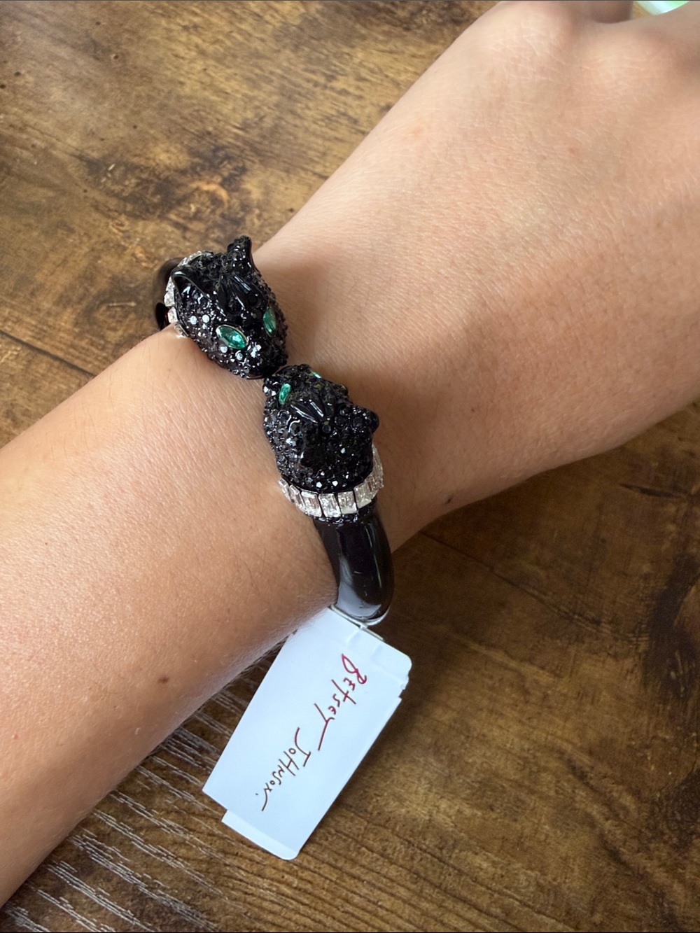 Betsy Johnson Panther bracelet Black Cat